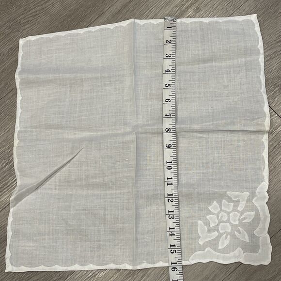 Cloth Napkins Linen Lot of 2 Embroidered Thanksgiving Table Setting Décor - Picture 3 of 4